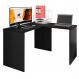 Mesa para Computador Escrivaninha Gávea em L Preto - PR Móveis