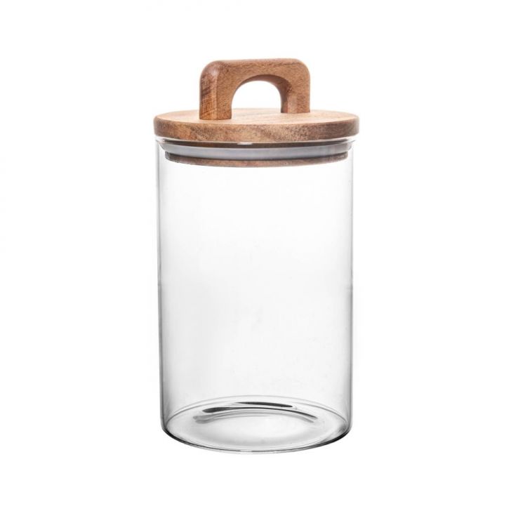 Pote para Mantimentos Acácia Transparente 1 L