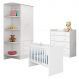 Conjunto Completo Quarto Infantil Quebec Branco Branco