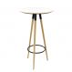 Mesa Bistrô Redonda com Tampo MDF Rio Branca 60 cm