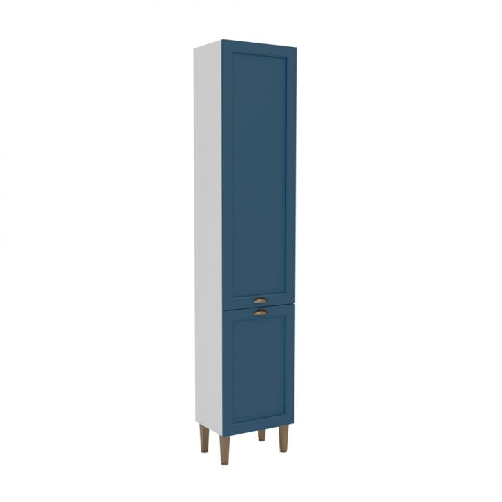 Paneleiro Lavanda 2 Portas Azul e Branco