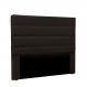 Cabeceira La Italiana Para Cama Box King 195 cm Corino Marrom - D'Rossi