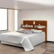 Cabeceira Elegante Bergen Casal Cinamomo E Off White