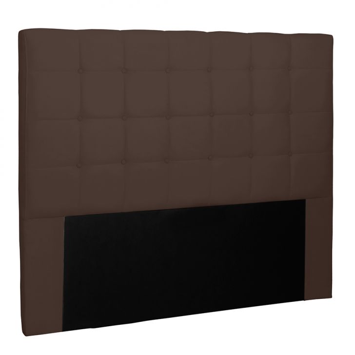 Cabeceira Solteiro Verona Suede Café
