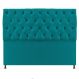 Cabeceira Sofia 160 cm Queen Size Suede Azul Turquesa - Amarena Móveis