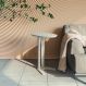 Mesa Lateral Oval Simon Off White