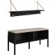Conjunto Sapateira Banco | Banqueta e Prateleira Nero Artesano