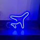 Painel Neon Led Avião Viagem de Mesa Decoração Acrílico