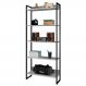 Estante 5 Prateleiras Studio Industrial M18 Branco - Mpozenato