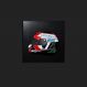Quadro 3D Decorativo Helmet CL SF90 Branco G53 - Gran Belo