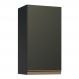 Armário de Cozinha Aéreo 35 cm 1 Porta Preto Reims Madesa