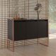 Buffet Industrial 3 Portas Rouxe - Preto/Cobre