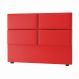 Cabeceira King Megan 195 CM Suede Vermelho - D A Decor