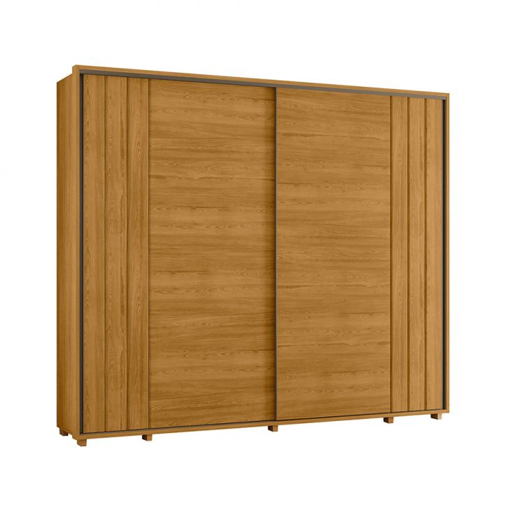 Guarda-roupa Casal Dali 2 Portas 8 Gavetas Cumaru