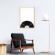 Quadro Disco de Vinil 86x60 Caixa Marfim
