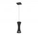 Lustre Pendente Design 7921 1 Lâmpada Gu10 Preta