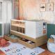 Berço Multifuncional Cristal 5 GV Aveiro e Branco