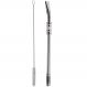 Bomba 22cm Tererê Chimarrão Aço Inox Anel Superior Bojo Mola