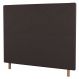 Cabeceira Cama Box Casal Cairo 140cm Linho Marrom - Desk Design
