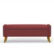 Recamier Bau Paris 1,60m Suede Bordo - Inova Decor