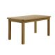 Mesa De Madeira Maciça Nogueira 160x88 Para Cozinha Sala Jantar Sfa