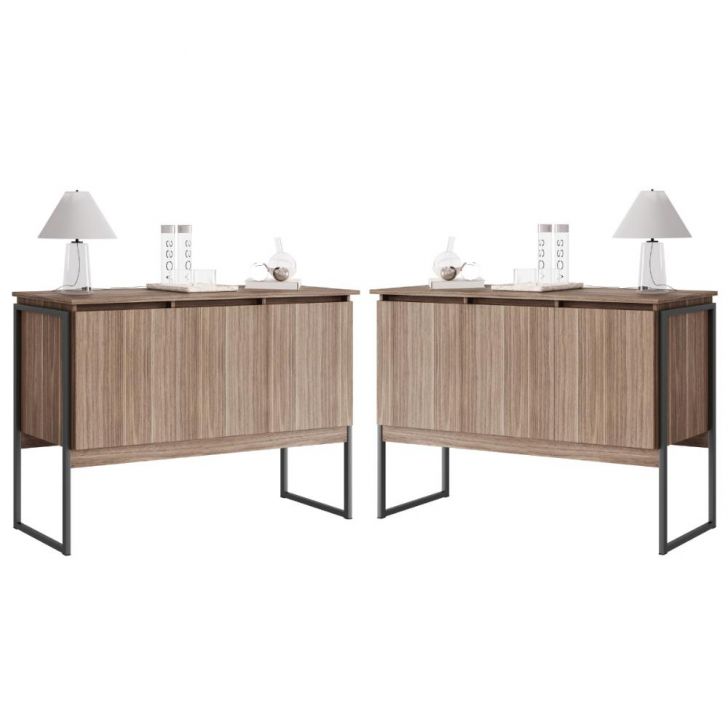Jogo de Buffets Modernos Verona Affara Preto