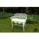 Banco | Banqueta Namoradeira Viena 2 Lugares Alumínio Fundido Jardim Varanda Piscina Área Gourmet Área Externa Campo Artesane Móveis