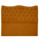 Cabeceira Casal 140cm Dunas Veludo Terracota - Montanaris Decor