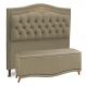 Cabeceira e Calçadeira Baú Cama Box Casal Queen Size Belize 160cm Corano Areia - Desk Design
