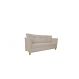 Namoradeira Decorativa Sala Estar Isis 3 Lugares 1,80 Veludo Bege - Montanaris Decor