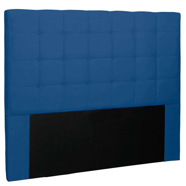 Cabeceira Queen Verona Suede Azul