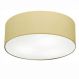 Plafon Cilíndrico Md-3006 Cúpula em Tecido 60x15cm Algodão Crú - Bivolt