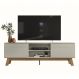 Rack Bancada Para TV 75 Pol 180cm Dulce Off White Z49 - Mpozenato