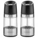 Kit 2 Moedores de Sal Pimenta Tramontina Realce Manual Temperos Especiarias Aço Inox Acrílico