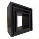 Kit Nicho Quadrado de Parede MDF Preto