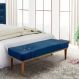 Recamier Gênova Suede Azul Marinho 90 cm
