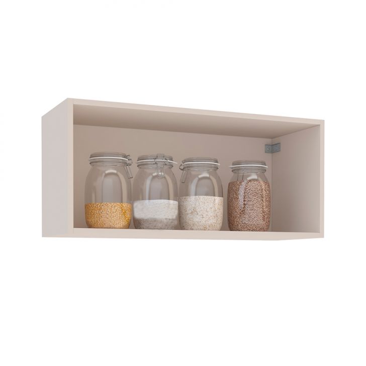 Armário Aéreo Koya 1 Porta Creme