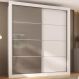 Guarda-Roupas Casal 2 Portas de Correr 4 Gavetas Alasca Multimóveis MP4263 Branco/Lacca Fumê