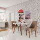 Conjunto com 2 Cadeiras de Jantar Diamante II Imbuia e Off White