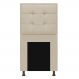 Cabeceira Copenhague 90 cm Solteiro Suede Bege - Amarena Móveis