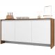 Balcao Buffet 50523 3 Portas 160cm Cedro Branco DCASA