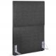 Cabeceira Cama Box Solteiro Com Tachas 100 cm Vicenza L02 Linho Cinza Escuro - Lyam Decor