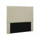Cabeceira Dubai Para Cama Box Queen 160 cm Corino Bege - D'Rossi