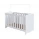 Berço 3 em 1 com Colchão Espuma D18 (10x60x130) Encanto Branco