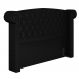 Cabeceira Cama Box King 195cm Provença P02 Sintético Preto - Mpozenato
