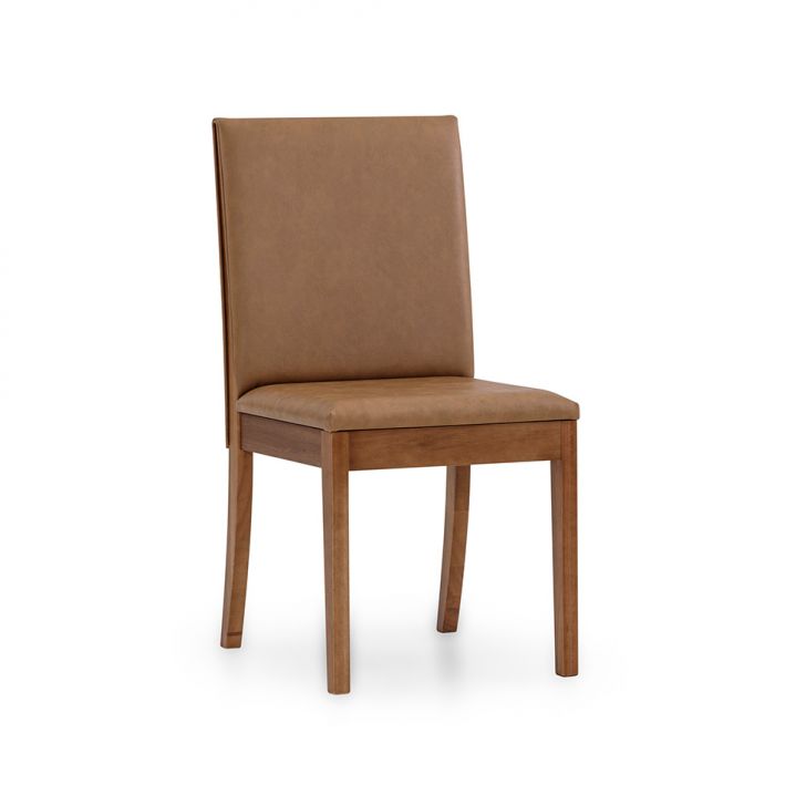 Cadeira Arizona Revestimento Sintético Caramelo e Avelã