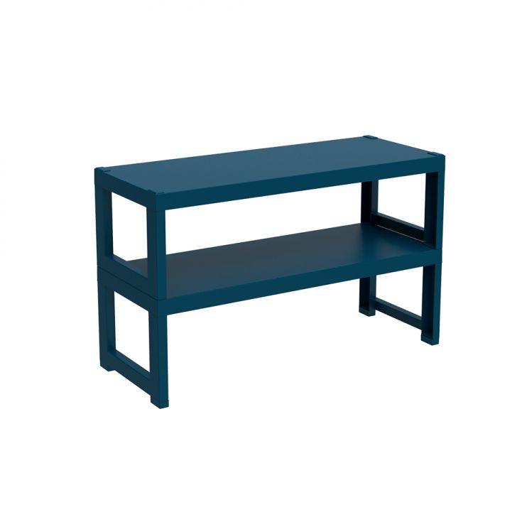 Estante Quadra Com 2 Prateleiras Navy
