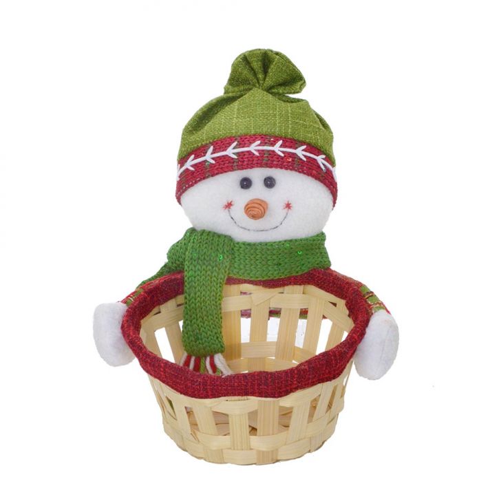 Cesta Boneco de Neve I Colorida