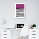 Quadro Linhas Abstratas 60x43 Filete Branco