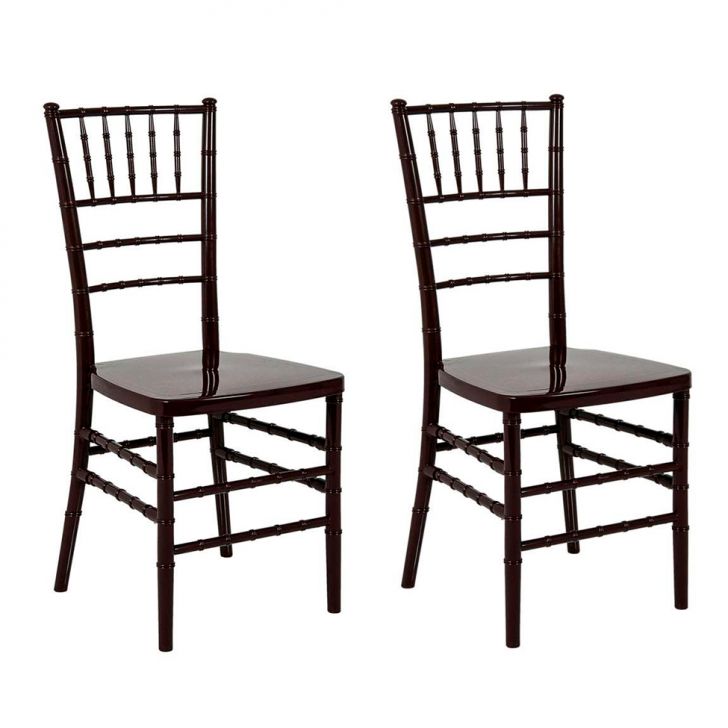 Conjunto com 2 Cadeiras Tiffy Marrom